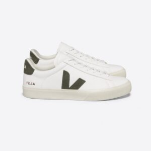 TENIS VEJA CAMPO LEATHER WHITE KAKI - Image 4