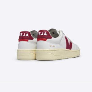 TENIS VEJA V-90 LEATHER WHITE MARSALA - Image 2